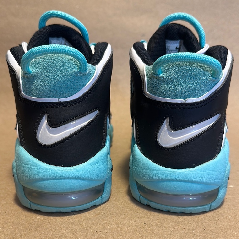 Nike Air More Uptempo Light Aqua Pippen Grade School 5Youth/ Womens 6.5 - Picture 3 of 8